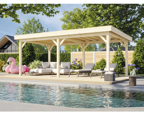 Träpaviljong PALMAKO Lenna 16,6m² obehandlad