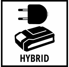Symbol för hybriddrift