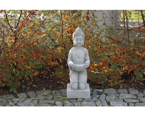 Trädgårdsskulptur Buddha betong 43cm