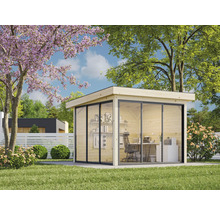 Paviljong PALMAKO Lenna Slide 8,3m² set 401 300x300cm vit
