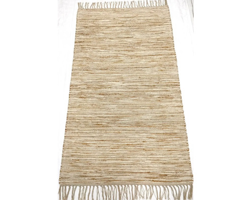 Rektangulär matta med fransar