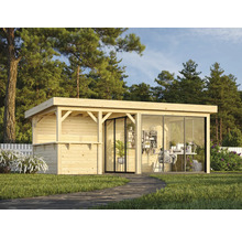 Paviljong PALMAKO Lenna Slide 16,6m² set 408 588x300cm doppimpregnerad