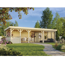 Paviljong PALMAKO Lenna Slide 24,9m² set 415 876x300cm obehandlad