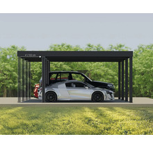 4 bilars carport CANOPIA by Palram Oslo 6x12m svart