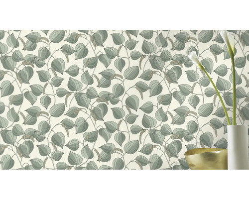 Tapet med växtmönster för väggdekoration inomhus