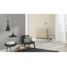 Tapet RASCH Grafisk beige 0,53x10,05m