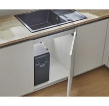 Kök med diskho och KEO-system under diskbänken
