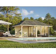 Paviljong PALMAKO Bianca Slide 16,6m² 588x300cm set 205 vit