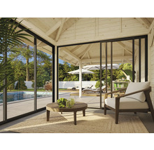 Paviljong PALMAKO Bianca Slide 16,6m² 588x300cm set 205 vit