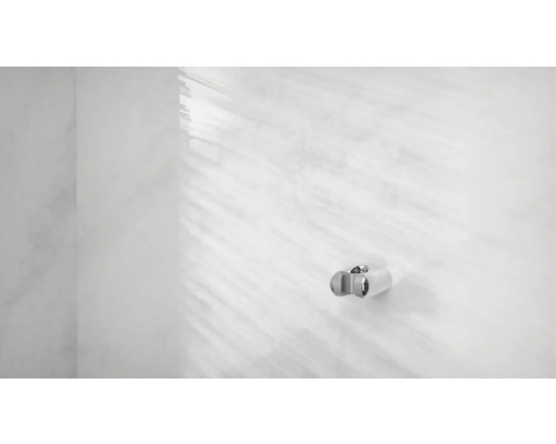 Duschhållare av metall för väggmontering