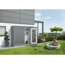 Redskapsskåp BIOHORT 230 227x83cm silver-metallic