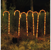 Dekorativa polkagrislampor för utomhusbruk