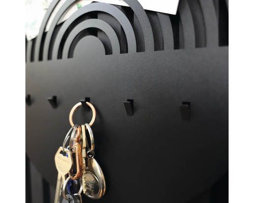 Nyckelhållare med nyckelringar