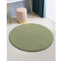 Rund matta på golvet