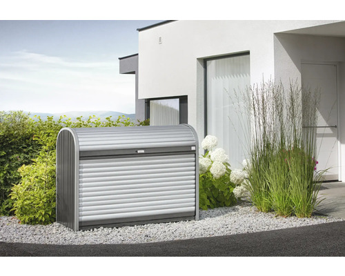 Soptunneskydd BIOHORT Store Max 160 163x78x120cm silver-kvartsgrå
