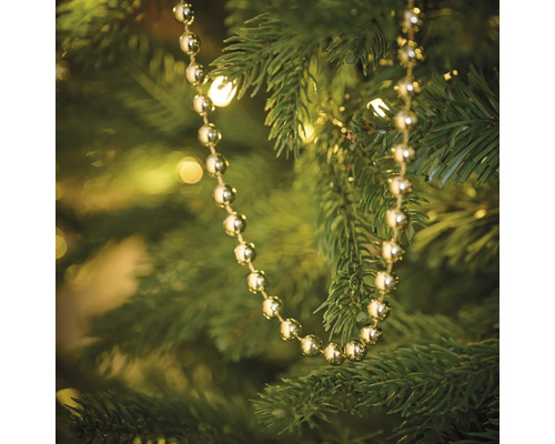 Dekorativa julgransdekorationer, pärlhalsband