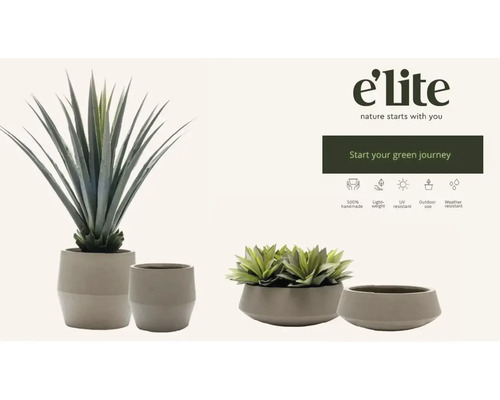 Dekorativa konstgjorda växter i krukor för inomhus- och utomhusbruk