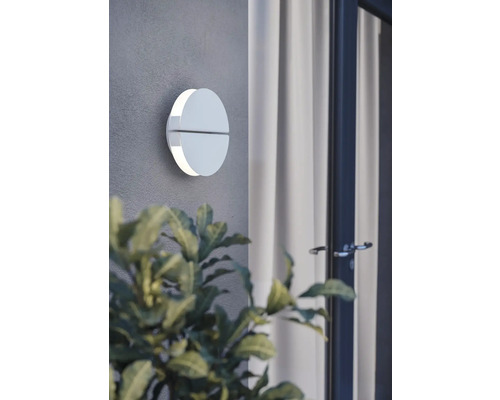 Vit LED-vägglampa för utomhusbruk