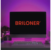 Briloner logotyp på en datorskärm