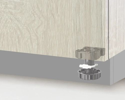 Möbelfot under ett skåp