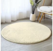 Rund matta i vardagsrummet