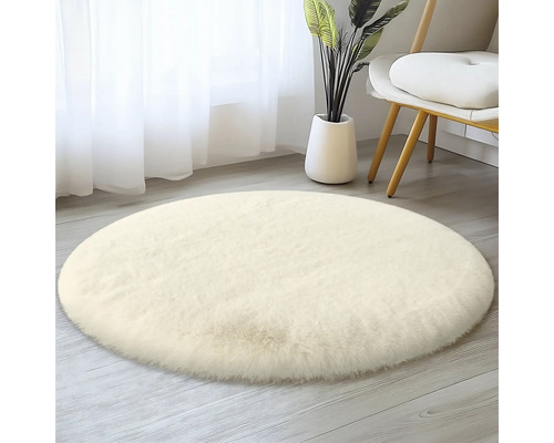 Rund ryamatta inomhus