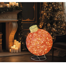 Dekorativ julkula med LED-belysning för inomhusbruk