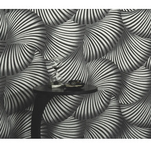 Tapet med abstrakt randigt mönster