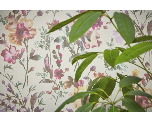 Tapet med blommönster