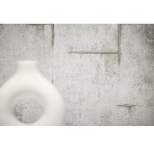 Dekorativ vit keramisk vas med hål