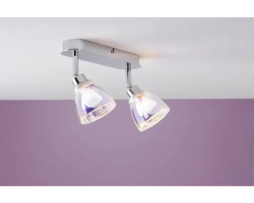 Taklampa med två spotlights