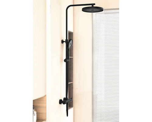 Duschsystem med huvud- och handdusch