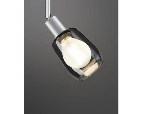 Lampa med klart glas hölje