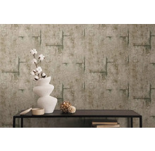 Dekorativ tapet med abstrakt mönster i interiör