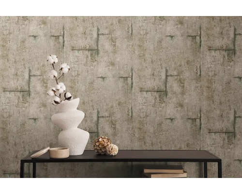 Dekorativ tapet med abstrakt mönster i interiör