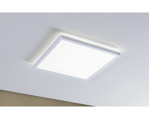 Fyrkantig taklampa av plast