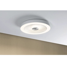 Rund taklampa med spiralmönster och centralt element