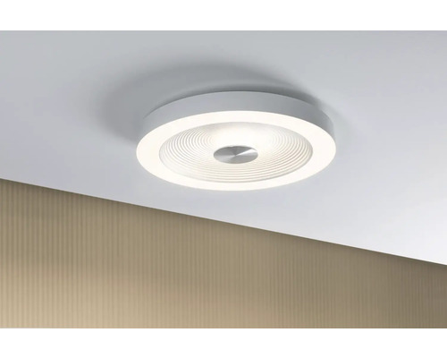 Rund taklampa med spiralmönster och centralt element