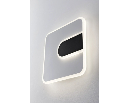 Fyrkantig vägglampa med modern look och LED-belysning