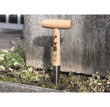 Planteringspinne i trä och metall