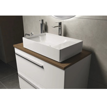 Tvättställ med tvättställsskål och underskåp i badrummet