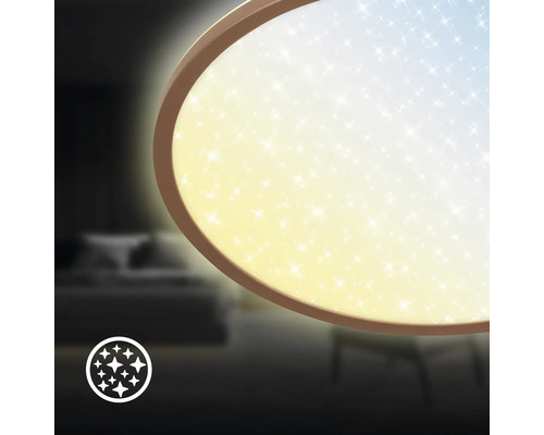Taklampa med stjärnhimmeleffekt