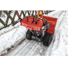 Snöslunga på ett snöigt underlag