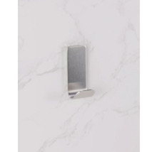 Klädkrok i rostfritt stål för väggmontering