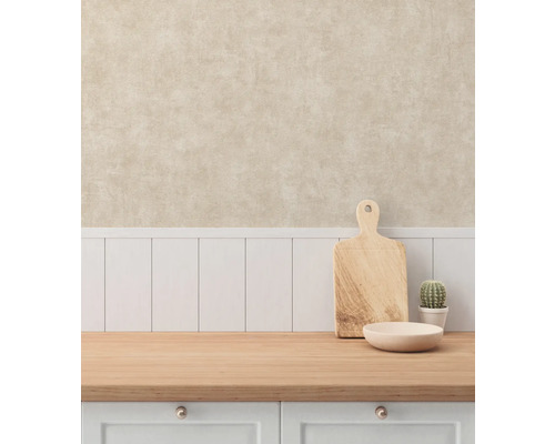 Köksbänk med skärbräda, skål och kaktus