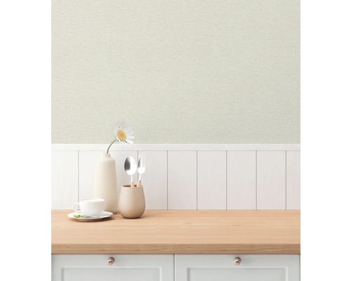 Textiltapet i en köksscen på en bänkskiva