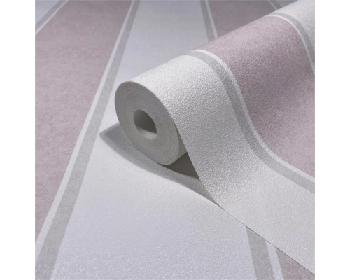 Tapetrulle med randigt mönster