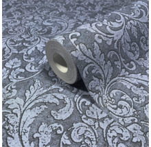 Tapetrulle med blommönster