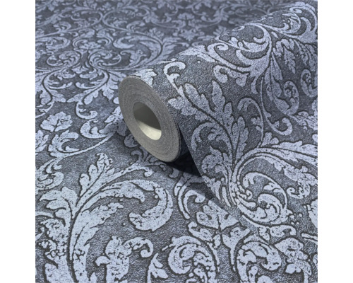 Tapetrulle med blommönster