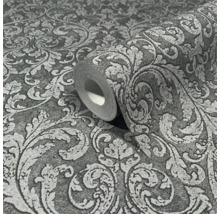 Tapetrulle med blommönster